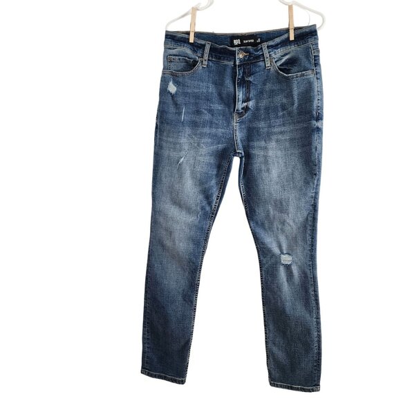 RSQ Other - RSQ Mens Slim Taper Jeans 32x32 Distressed Denim Blue